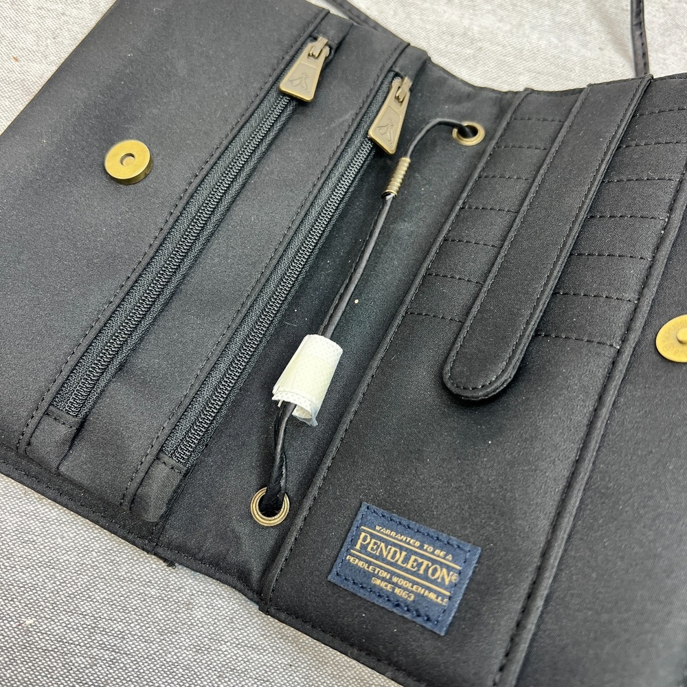 Pendleton Aztec Wool Crossbody Wallet with Strap Organizer Purse NWT! - Picture 7 of 8
